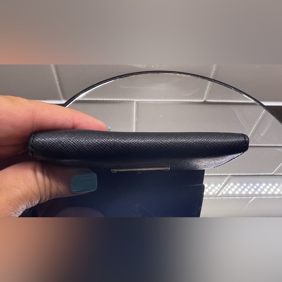 PRADA Milano Black Saffiano Leather Key Holder Case - Picture 3 of 9